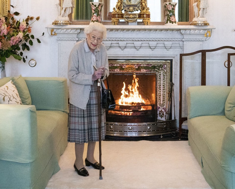 The final public photograph taken of the Queen, pictured at Balmoral