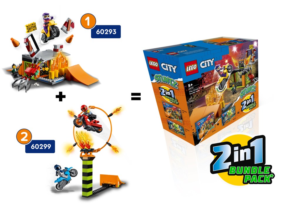 The Lego City Stuntz Value pack