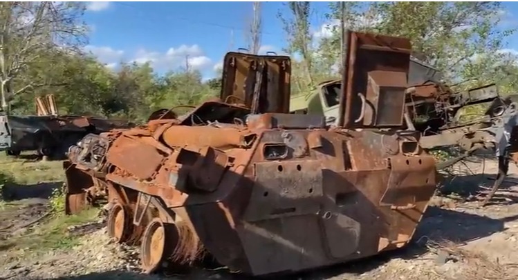 Kreminna and the village of Bilohorivka close to the city of Lysychansk were recently liberated by Ukraine