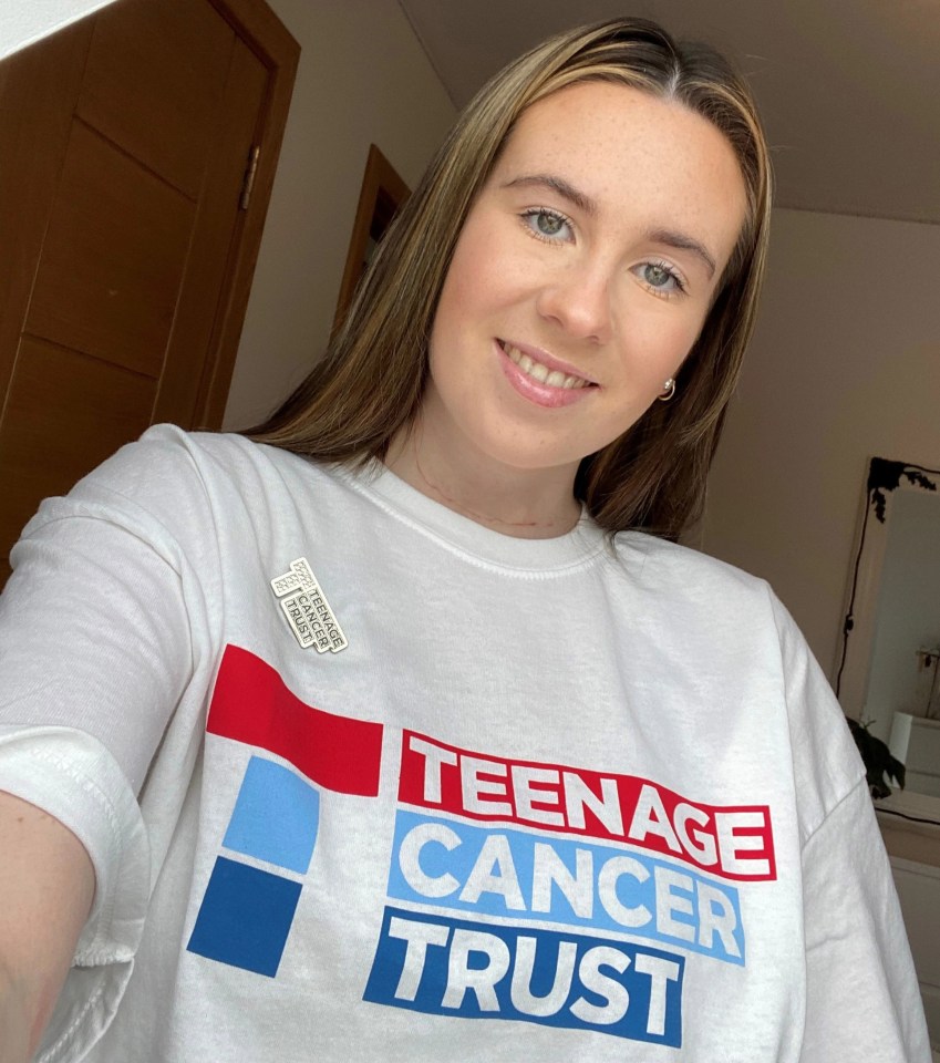 Jordan is now supporting the Teenage Cancer Trust and backing it's latest partnership