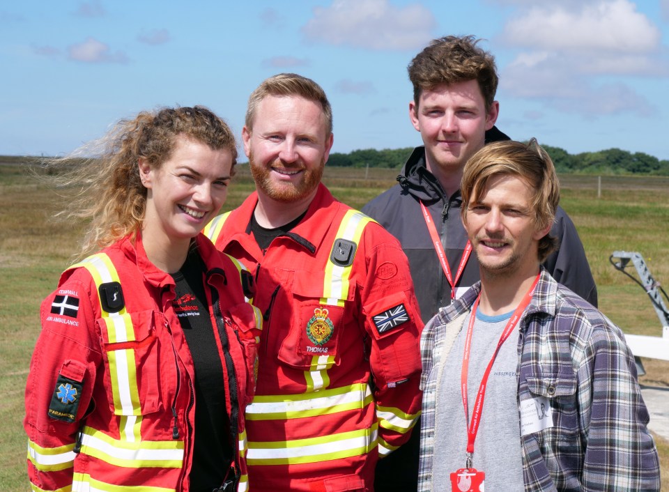 Pictured: (L-to-R) Louise Lamble, Tom Hennessy, Tom McRitchie and Graham Fisher