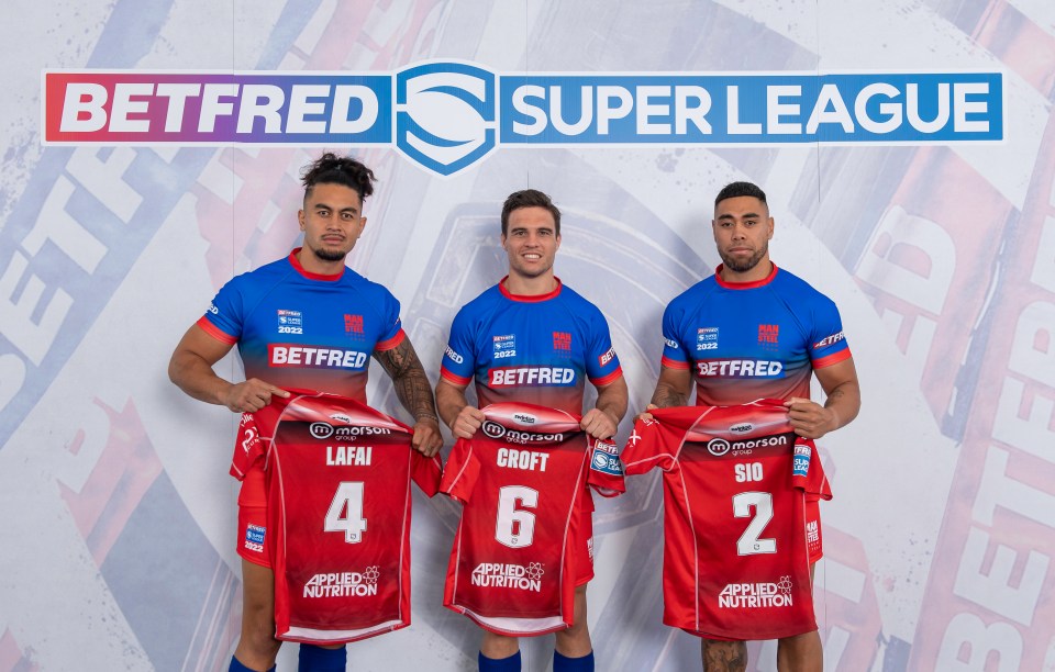 Croft and clubmates Tim Lafai and Ken Sio made this year's Super League Dream Team