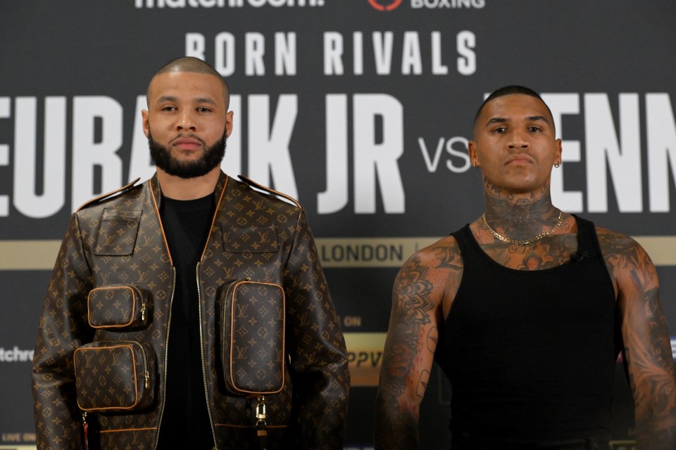 Chris Eubank Jr and Conor Benn clash in London