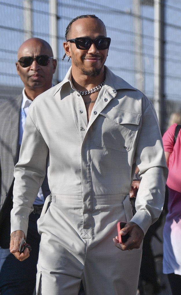 ZANDVOORT, NETHERLANDS - SEPTEMBER 03: Lewis Hamilton of Great Britain and Mercedes arrives at the track during qualifying ahead of the F1 Grand Prix of The Netherlands at Circuit Zandvoort on September 3, 2022 in Zandvoort, Netherlands. (Photo by Vince Mignott/MB Media/Getty Images)