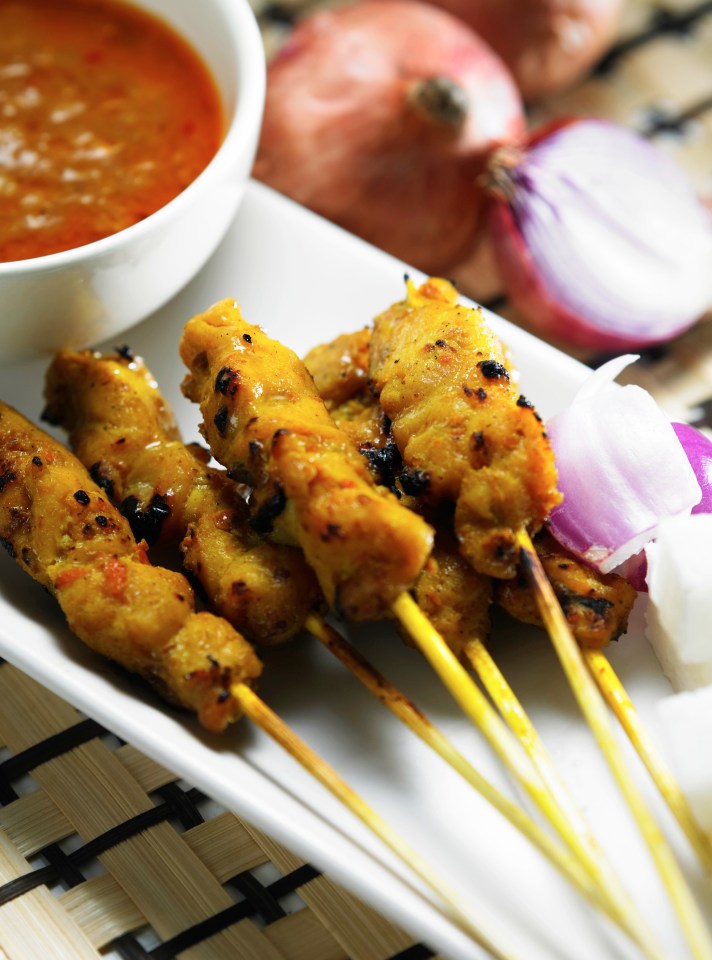 Enjoy specialty chicken satay, £6.50, at Garuda