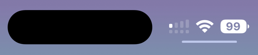 The iOS 16 battery indicator symbol doesn't deplete as the battery drains – although the percentage does drain – but this will change in iOS 16.1