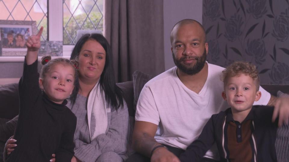 Michael and his family had to survive on £100 a week