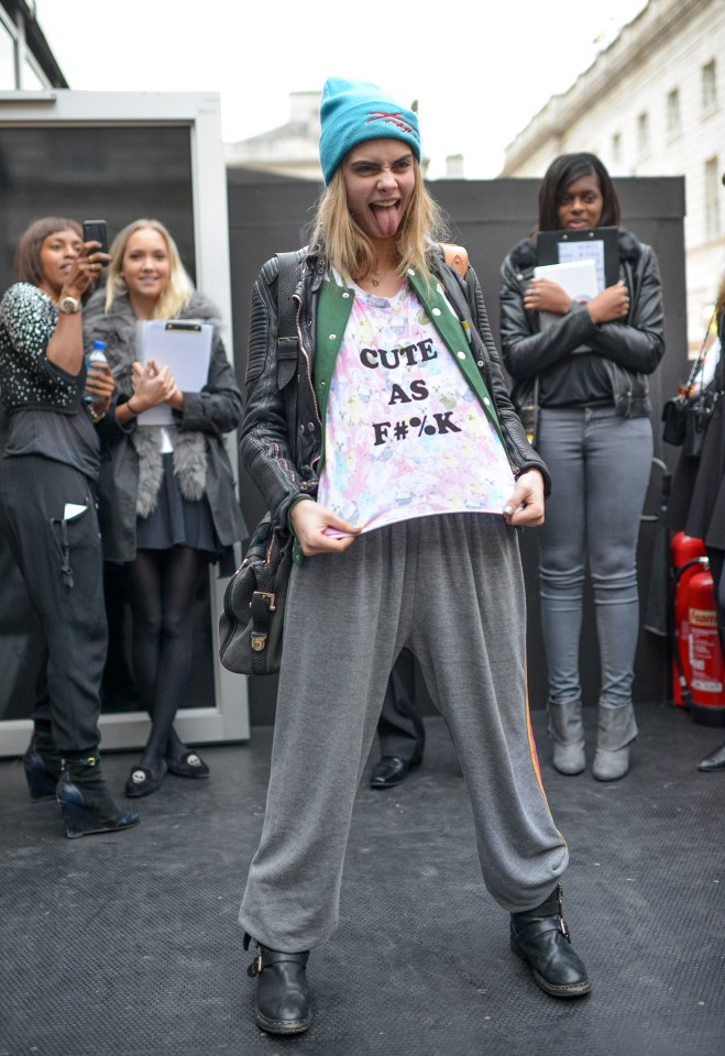 She became known for making a statement at London Fashion Week in February 2013