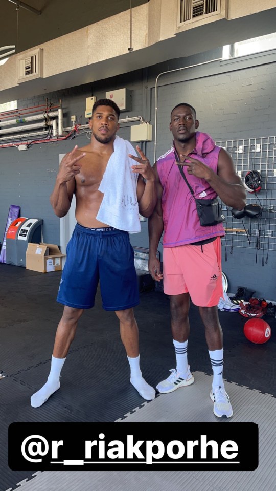 The duo sparred at Loughborough University