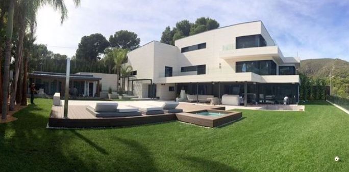 Messi's Barcelona home was found in the exclusive suburb of Castelldefels