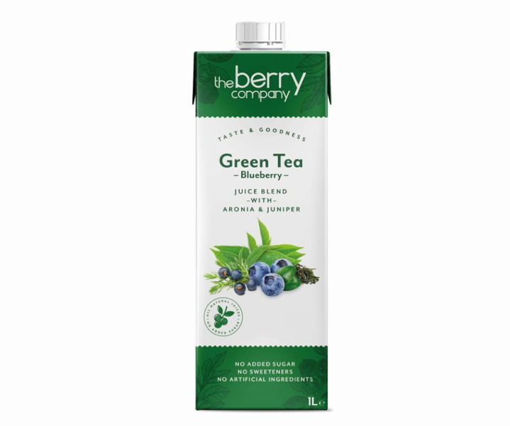 The Berry Company has launched a delicious green tea and blueberry juice blend