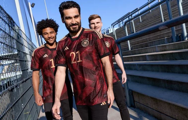 Germany's away kit has a bold look