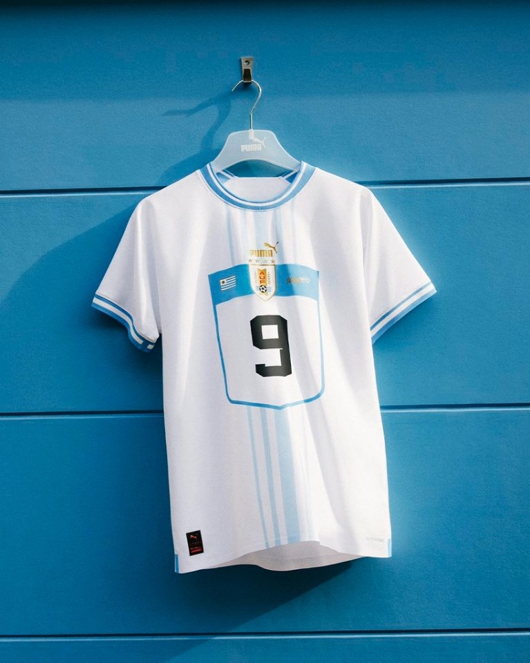 Uruguay's away kit has caused outrage amongst supporters