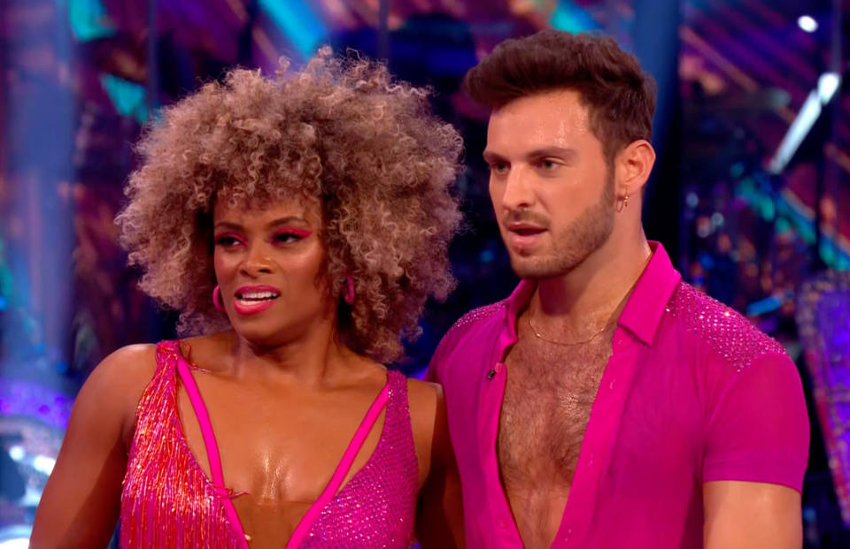 Fleur East looked unimpressed by the judges’ comments