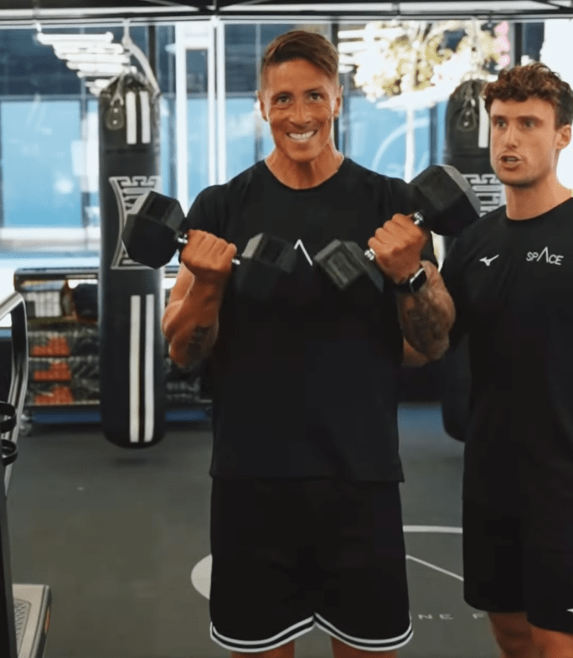 Fernando Torres is a dedicated gym-goer