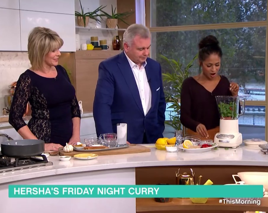 The star had a feature known as Hersha's Friday Night Curry