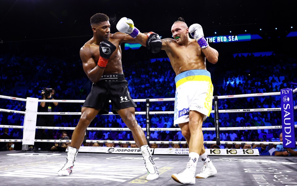 Anthony Joshua renewed his rivalry with Oleksandr Usyk last month