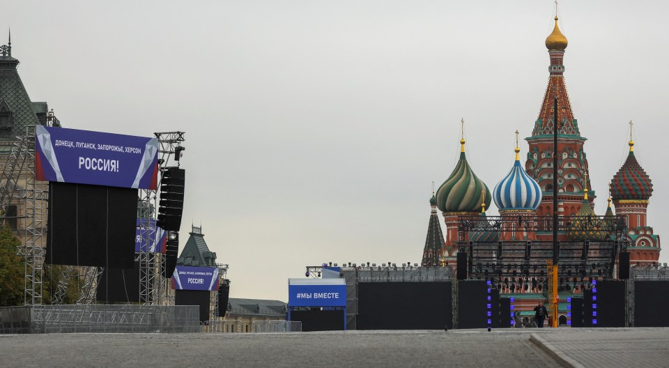 A huge rally will take place in Moscow’s Red Square on Friday