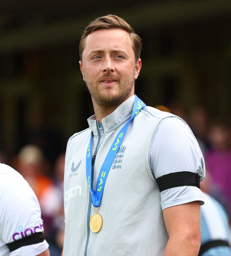 Ollie Robinson was named man of the match after his fine bowling display at the Oval