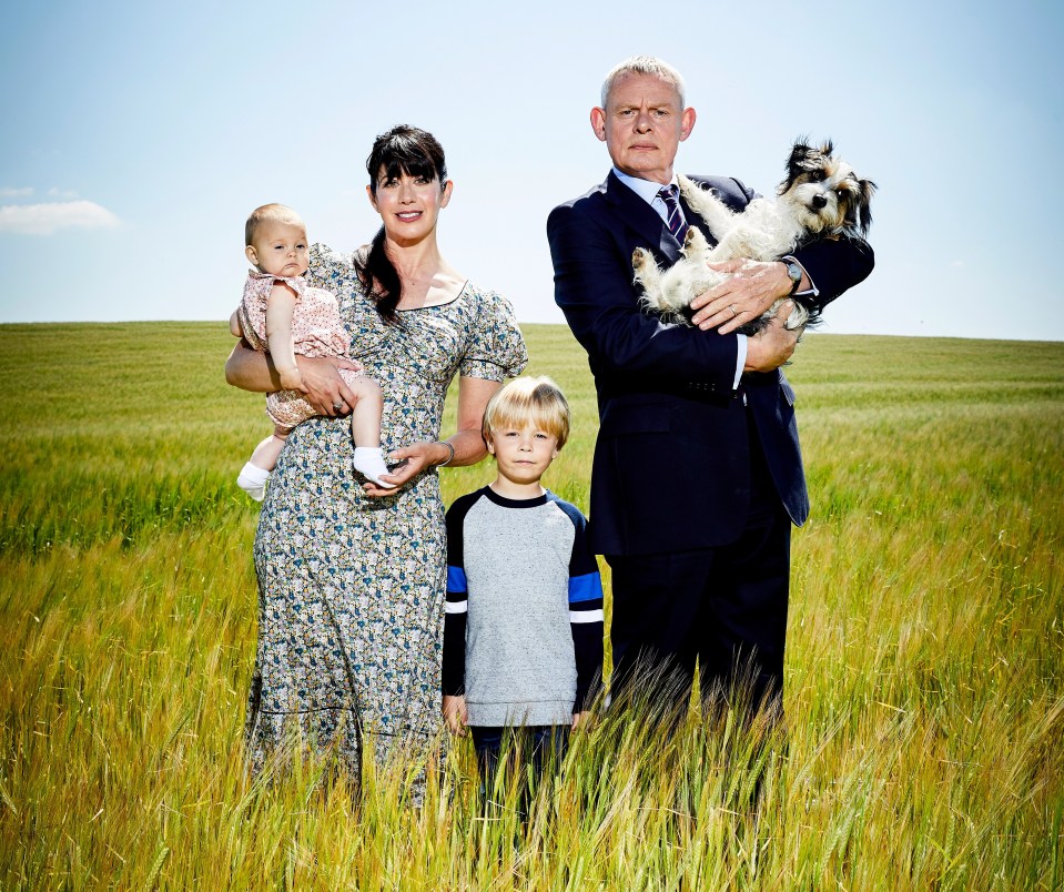 Martin Clunes wants to take a dog from the set of Doc Martin