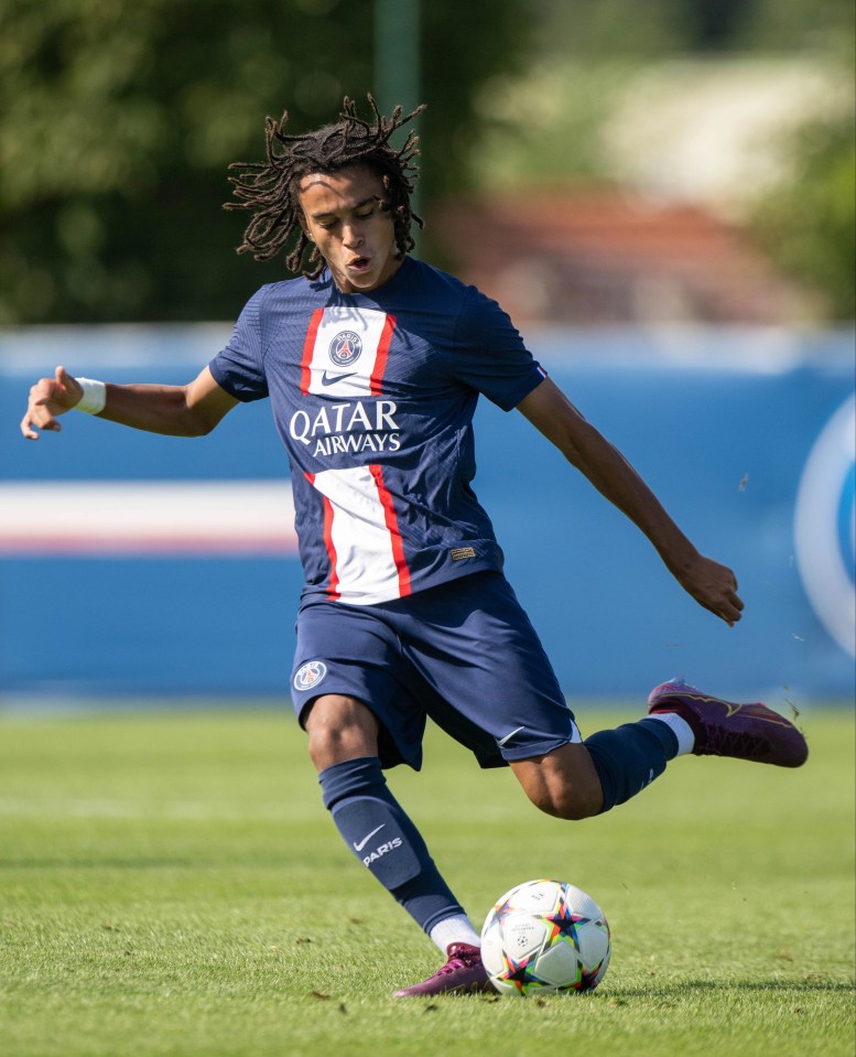 Ethan Mbappe made his European debut as PSG under-19s beat Juventus U19s