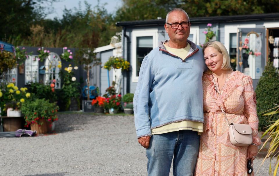 Anthony Halse and Nicola Halse set up the three cabins at Langstone’s Sunnyside nurseries five years ago