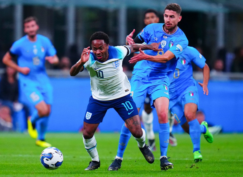 Raheem Sterling and Co struggled as England lost 1-0 in Italy on Friday