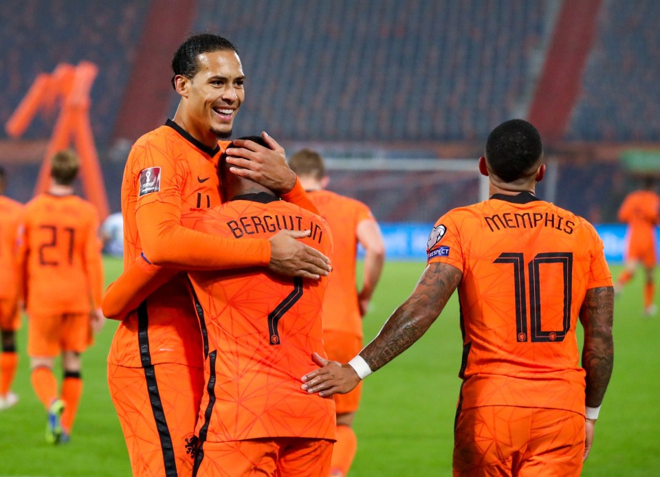 England could face Virgil van Dijk’s Netherlands in the last 16 of the World Cup