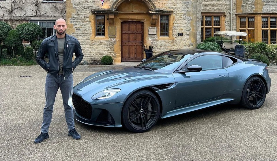 Tate's Aston Martin DBS Superleggera is worth £250,000