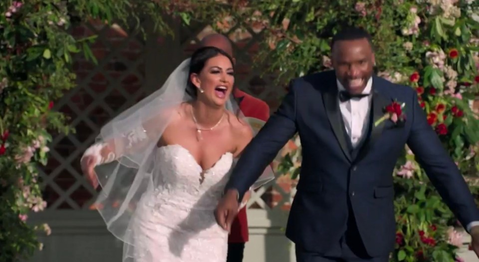 Jess and Pjay tied the knot on the E4 show