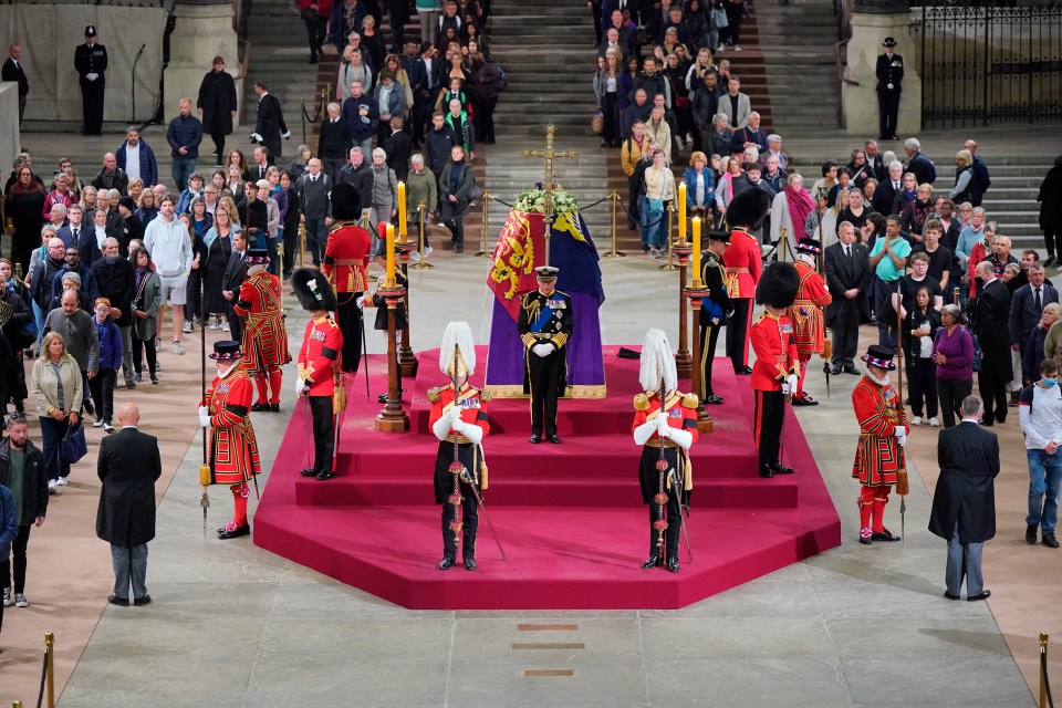 Mourners have been queuing for hours to see Her Majesty lying in state