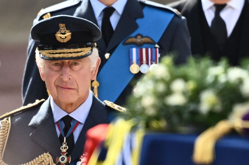 King Charles marched behind The Queen's coffin as they made the journey from Buckingham Palace to Westminster Hall