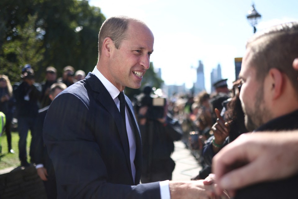 One man told William: 'You've made it worthwhile'