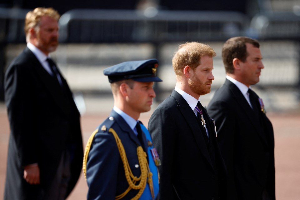 The Prince of Wales and Prince Harry have reunited walking side-by-side for the Royal procession today from Buckingham Palace to the Palace of Westminster