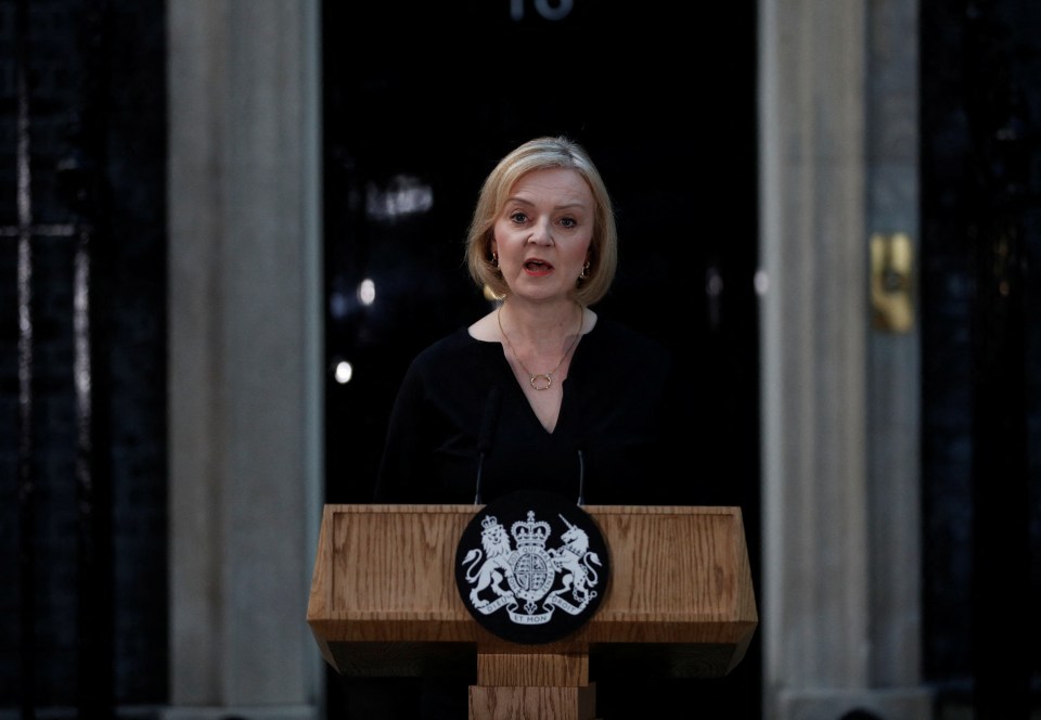 Liz Truss addressing the nation tonight