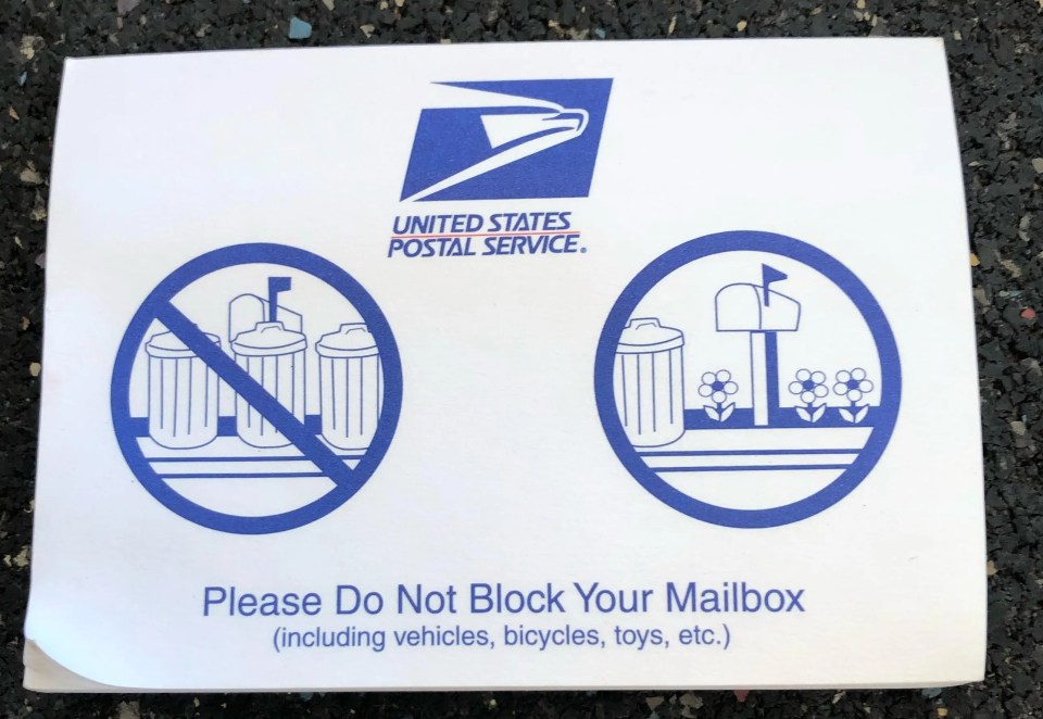 A postie has shared how he responds to people who park in front of their mailbox