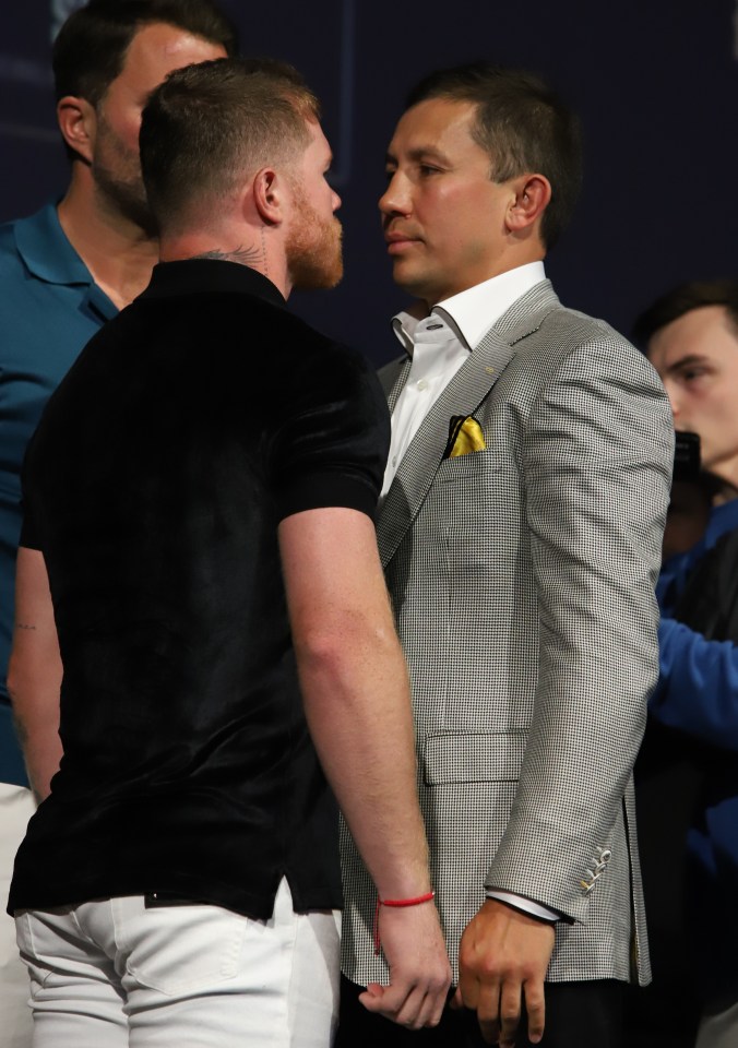 Canelo Alvarez and Gennady Golovkin ahead of their trilogy