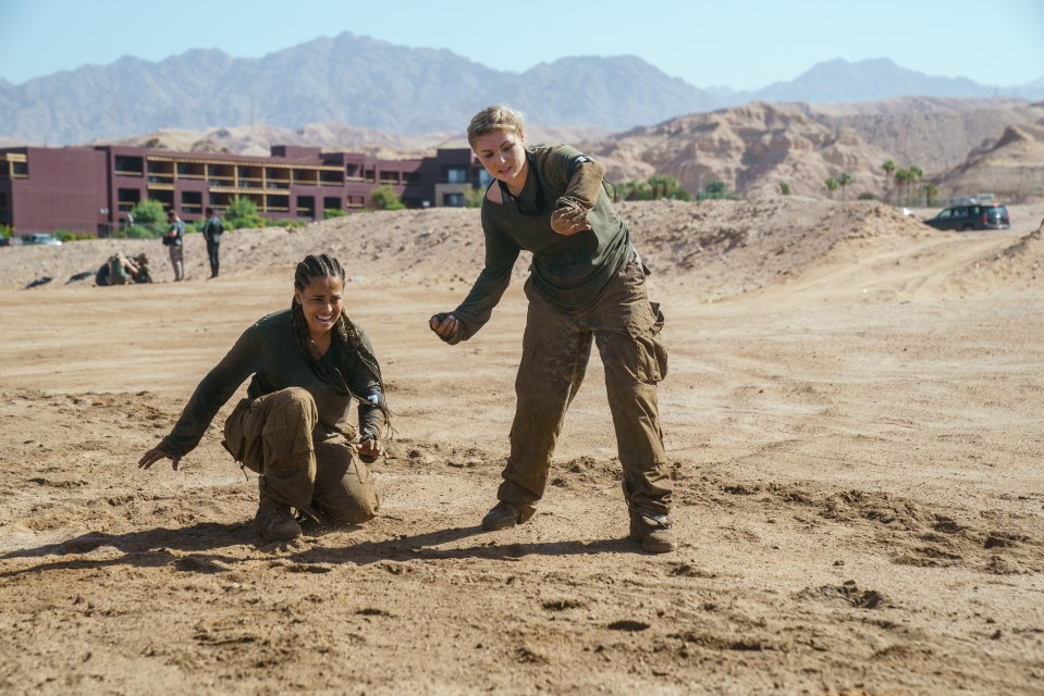 Shannon lived in the desert on Celeb SAS: Who Dares Wins