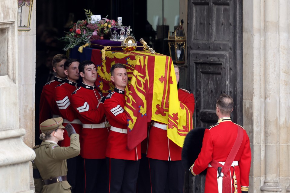 Her Majesty was laid to rest last Monday