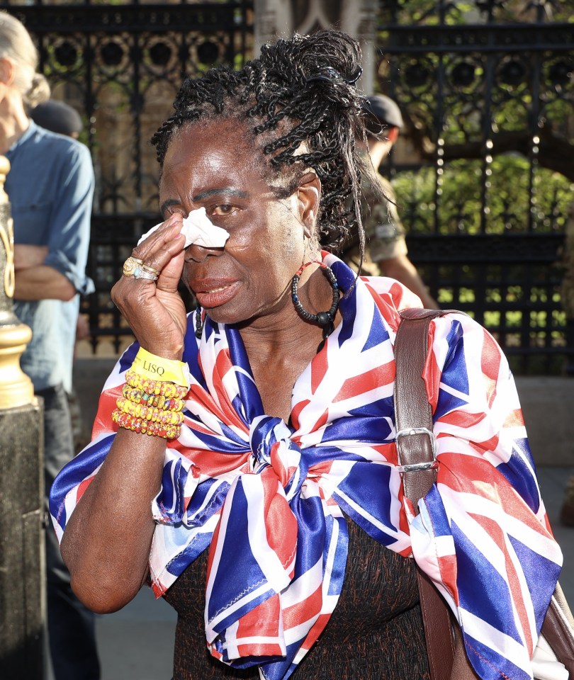 Grace Gothard tears up after paying her respect