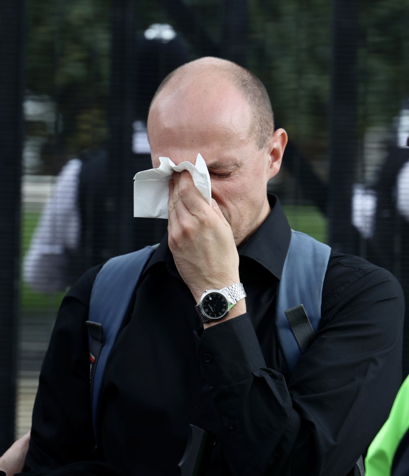 Crying for our beloved Queen after seeing her coffin at Westminster Hall