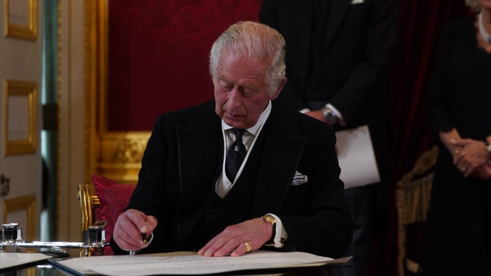  King Charles III was  formally proclaimed monarch in September 2022