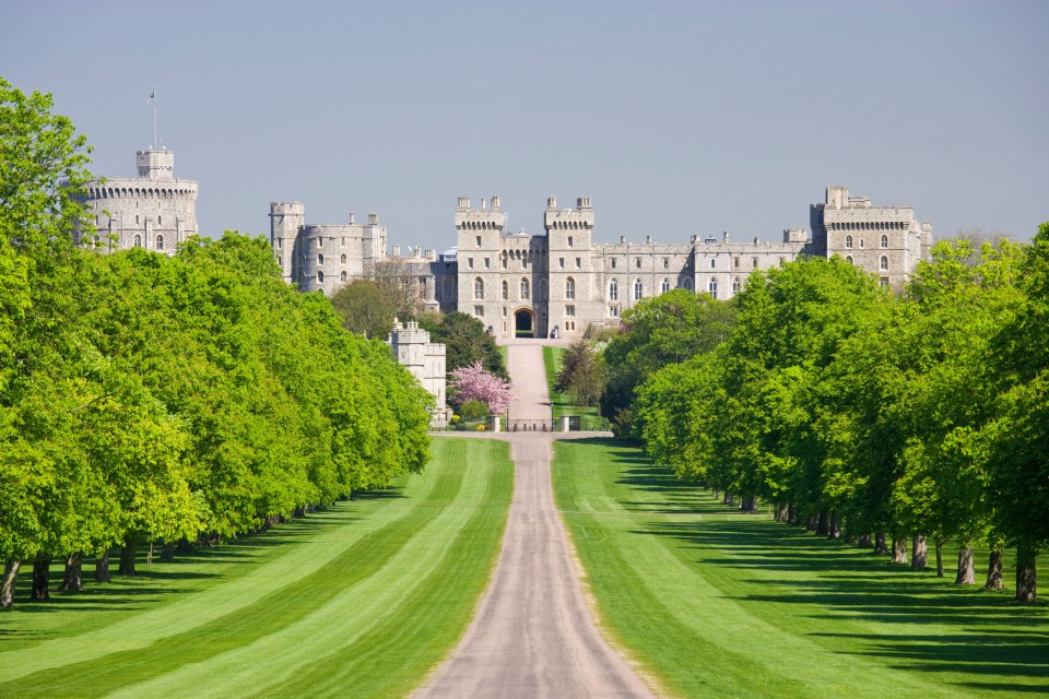 Windsor Castle is another traditional seat for the British monarch