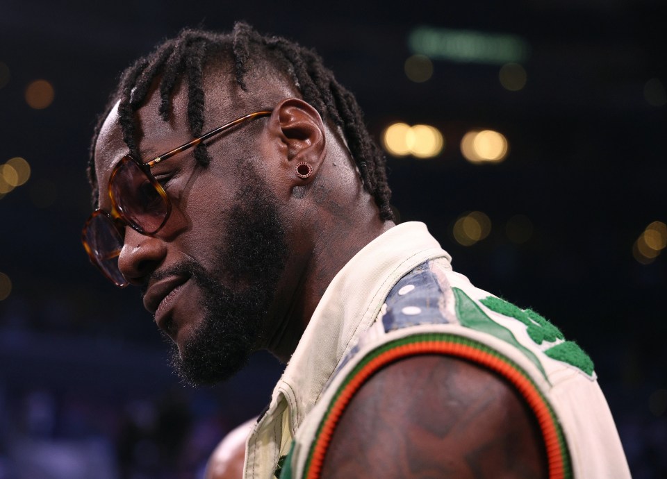 Deontay Wilder was ringside to watch Andy Ruiz Jr beat Luis Ortiz