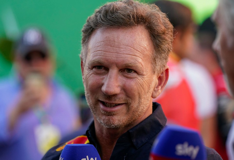 Christian Horner wanted the race to be ended with racing conditions