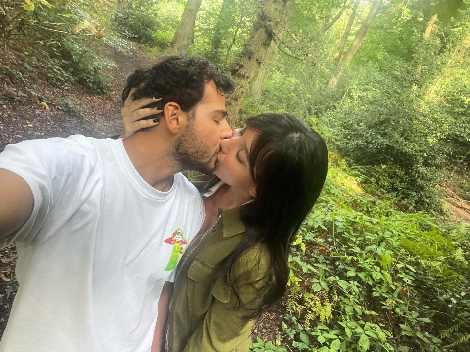 Daisy revealed she'd gotten engaged to her beau Jordan