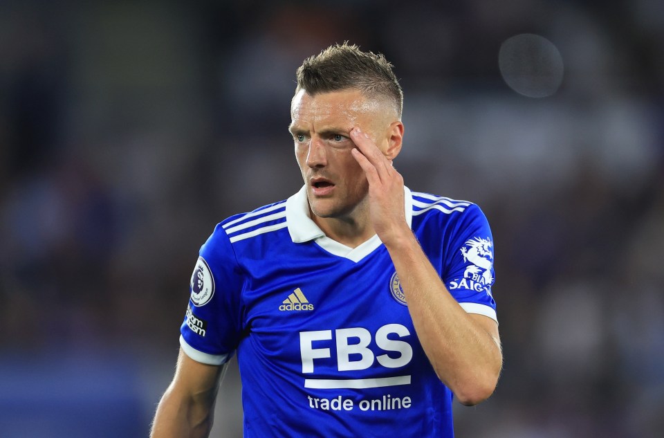 Jamie Vardy has been taunted by rival fans over his wife’s Wagatha Christie disaster