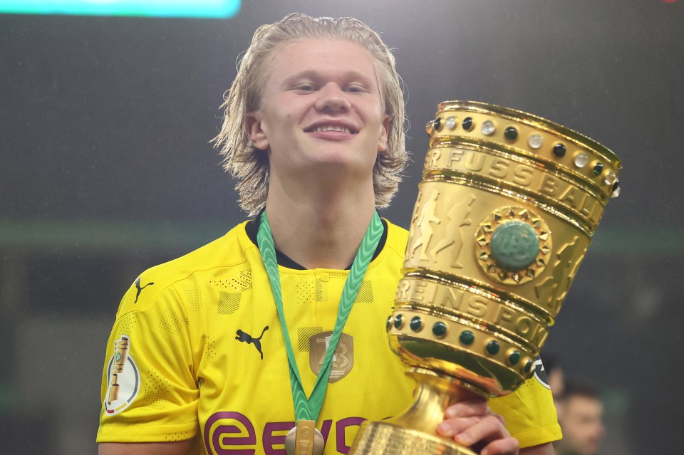 Lifting the German Cup is Haaland's best career achievement, although he might top that by the end of this season