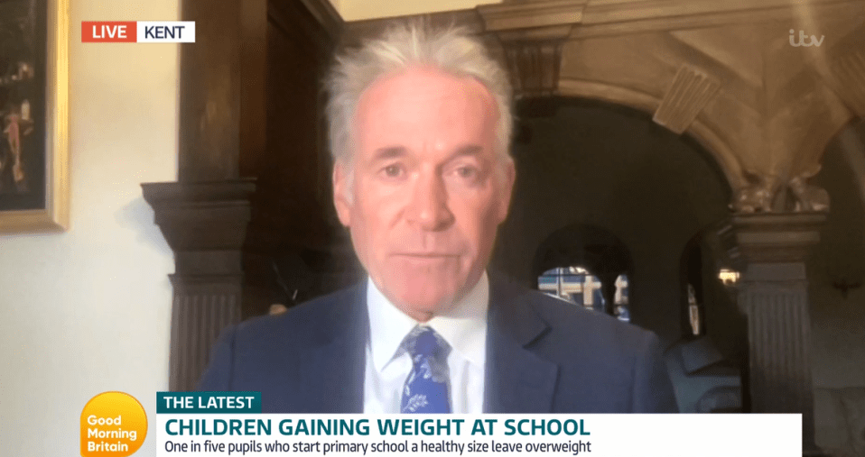 Dr Hilary Jones this morning issued a warning to parents as new data shows children are leaving school obese