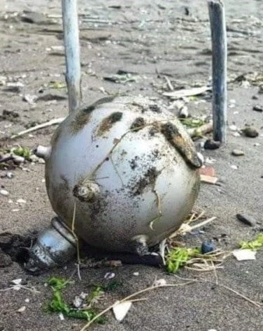 Mysterious metal spheres have washed up on beaches in Ukraine